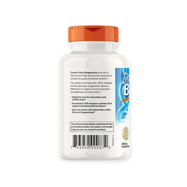 Doctor's Best, High Absorption Magnesium, - 240 Tablets