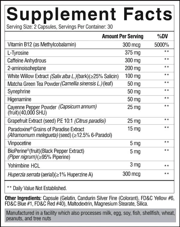 Condemned Labz  Arsynist Extreme Fat Burner - 60 Capsules