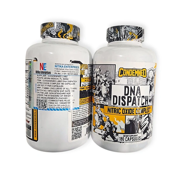 Condemned Labz DNA Dispatch Nitrix Oxide Complex                                                         - 180 Capsules