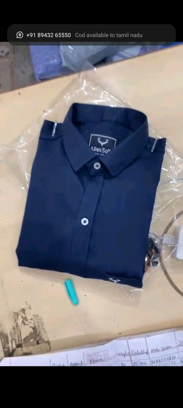 Allen Solly Blue Loyal Shirts Combo Of 15 - L