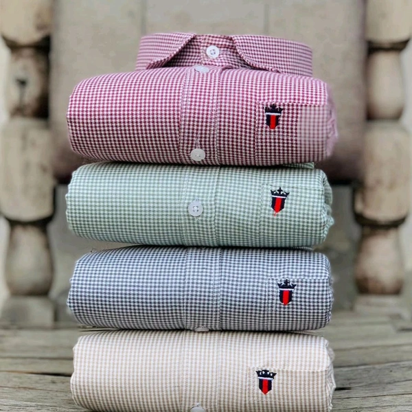 Men's Stylish Checked Shirts - L