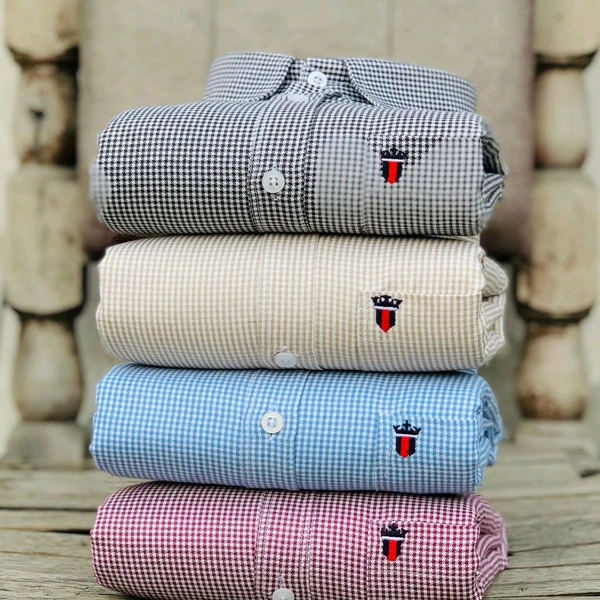 Men's Stylish Checked Shirts - L