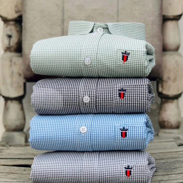Men's Stylish Checked Shirts - L