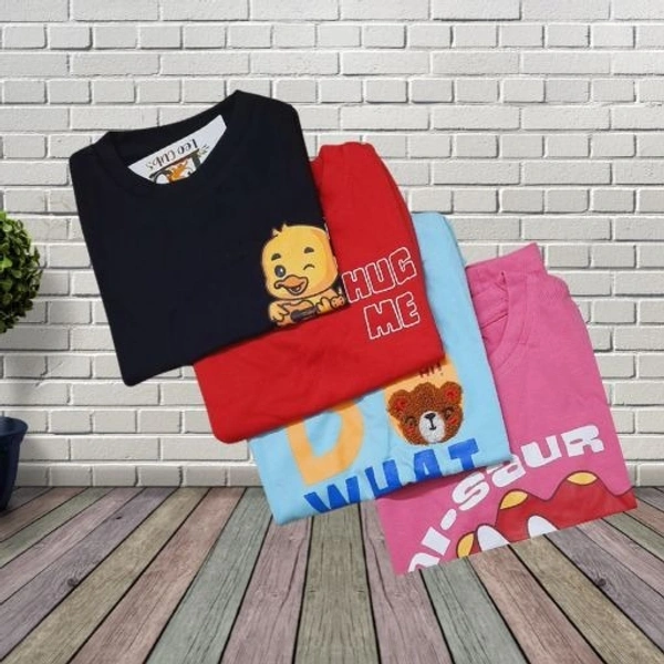 NameBox - Leo cubs Rnd Neck Tees - 18-24 months