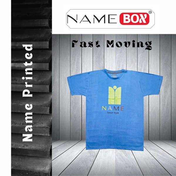 NameBox Buy affordable printed T-shirt | Name' exclusively printed on the pure cotton T shirt - 12-13 Years, Medium