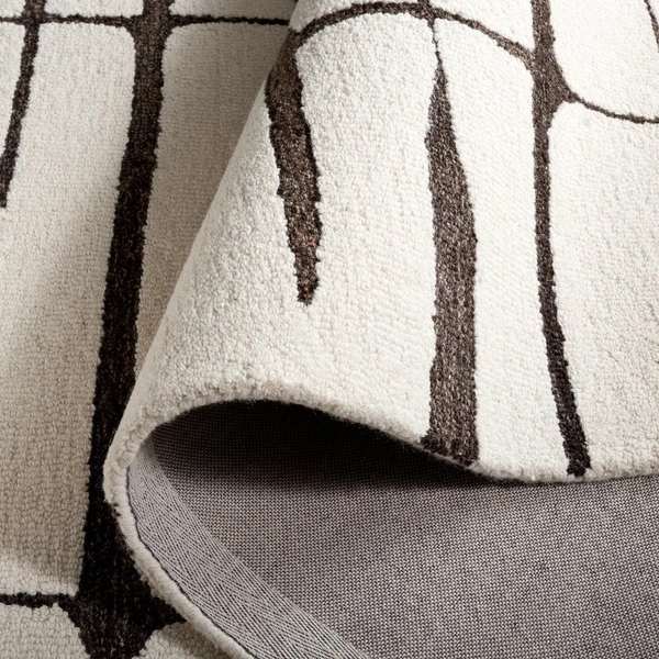 Rugs Shop 3x7, 5x7, 6x8 Feet Motif Rugs – Enhance Your Beautiful Homes with our elegant rugs made of pure wool with anti skid features. - 6x8 Feet, Mercury