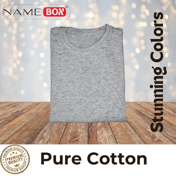 NameBox Pure Cotton T shirts - Pack of 5 (Multicolor) - Medium