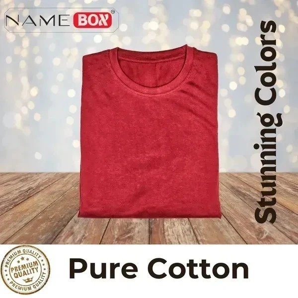 NameBox Pure Cotton T shirts - Pack of 4 (Multicolor) - Large