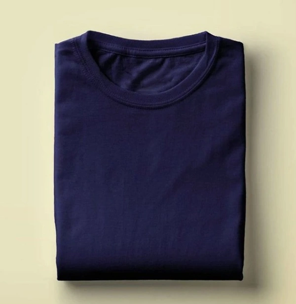 NameBox Men’s Pure Cotton Round Neck Tees - Ideal for Daily Use - Small, Cloud Burst