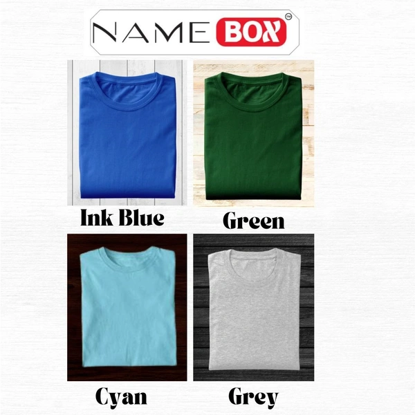 NameBox Men’s Round Neck T-Shirts - Perfect for Casual Outings - Combo 4 - XL