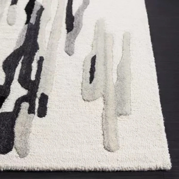 Rugs Shop 3x7, 5x7, 6x8 Feet Motif Rugs – Enhance Your Beautiful Homes with our elegant rugs made of pure wool with anti skid features. - 6x8 Feet, Mercury