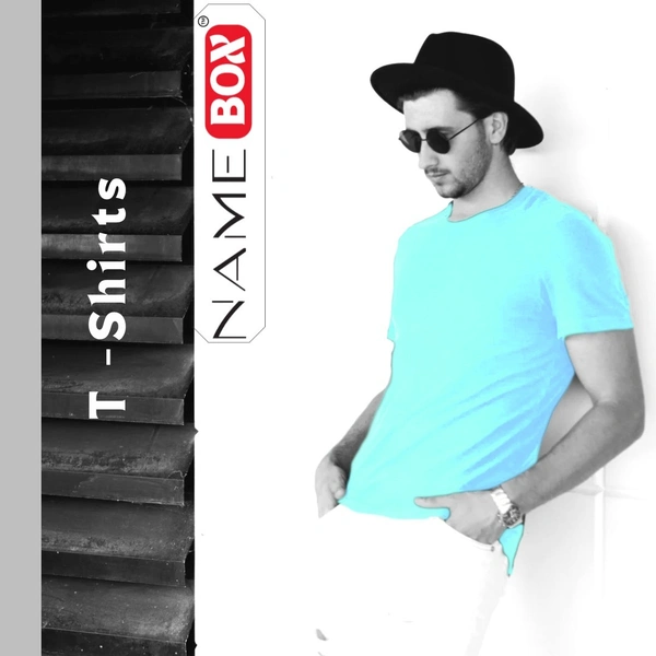 NameBox Pure premium cotton T shirts - 100% soft, breathable fabric - Large, Malibu