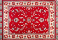 Magic carpets Magic Carpets: Exquisite Floral Design Wool Carpets for Elegant Home Décor - 8 x 10 Feet