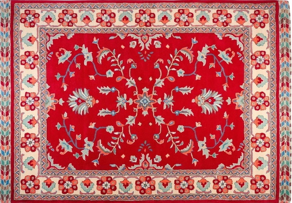 Magic carpets Magic Carpets: Exquisite Floral Design Wool Carpets for Elegant Home Décor - 8 x 10 Feet