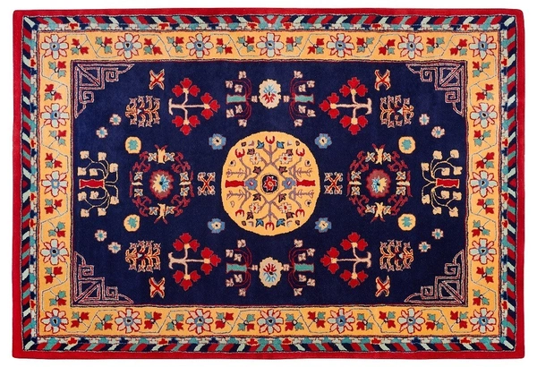 Magic carpets Magic Carpets: Exquisite Floral Design Wool Carpets for Elegant Home Décor - 6 x 8 Feet