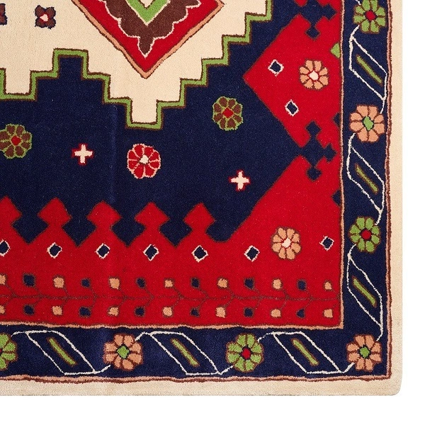 Magic carpets Magic Carpets: Exquisite Geometric Design Wool Carpets for Elegant Home Décor - 6 x 8 Feet