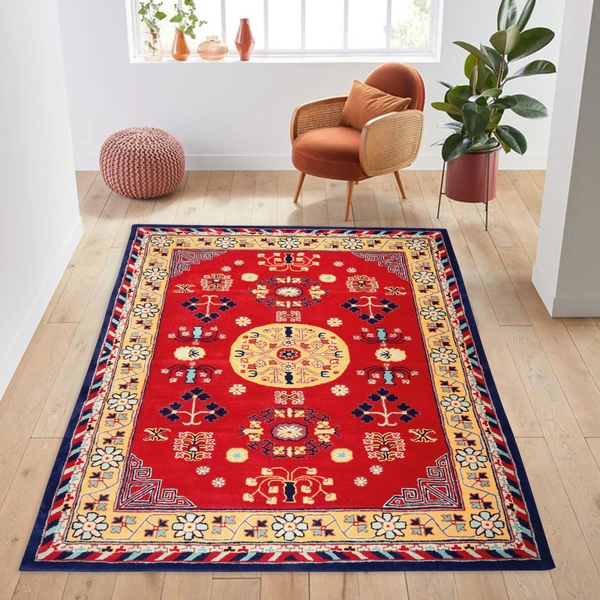 Magic carpets Magic Carpets: Exquisite Floral Design Wool Carpets for Elegant Home Décor - 6 x 8 Feet