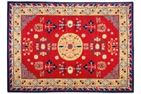 Magic carpets Magic Carpets: Exquisite Floral Design Wool Carpets for Elegant Home Décor - 6 x 8 Feet