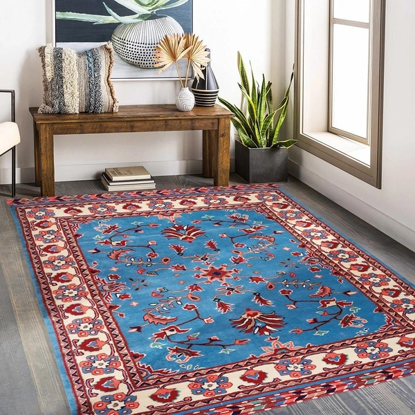 Magic Carpets: Exquisite Floral Design Wool Carpets for Elegant Home Décor