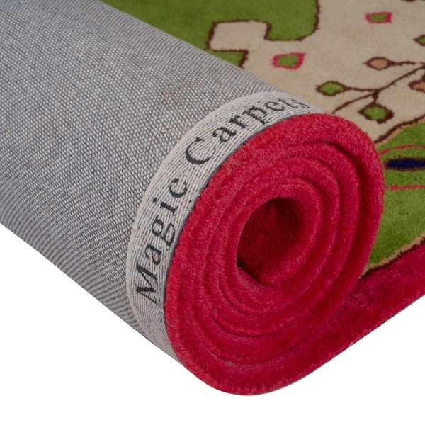 Magic carpets Magic Carpets: Exquisite Floral Design Wool Carpets for Elegant Home Décor - 8 x 10 Feet