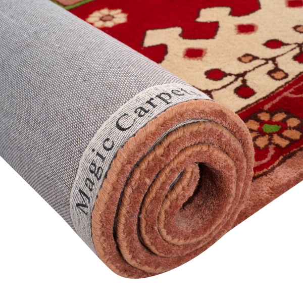 Magic carpets Magic Carpets: Exquisite Geometric Design Wool Carpets for Elegant Home Décor - 8 x 10 Feet