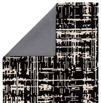 Rugs Shop 3x7, 5x7, 6x8 Feet Motif Rugs – Enhance Your Beautiful Homes with our elegant rugs made of pure wool with anti skid features. - 5x7 Feet, Black