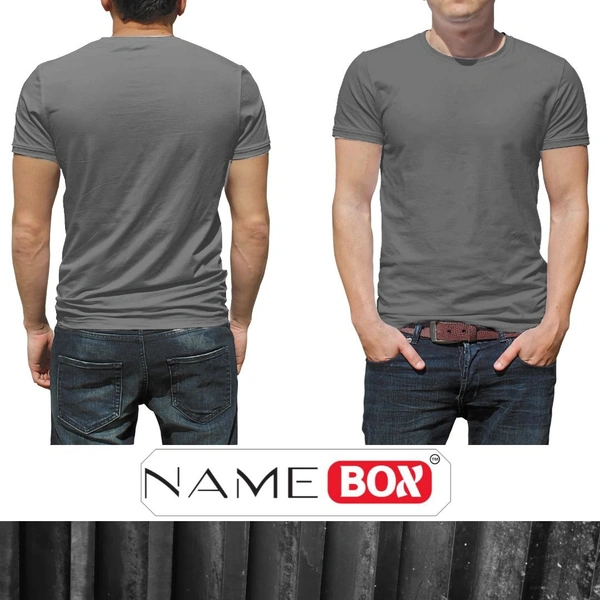 NameBox Versatile Men’s Round Neck T-Shirts - Pure Cotton - Combo 4 - Large