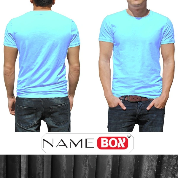 NameBox Versatile Men’s Round Neck T-Shirts - Pure Cotton - Combo 4 - Large