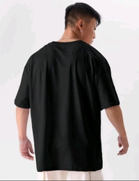 Iconix Plain Black Oversized Tshirt  - Black