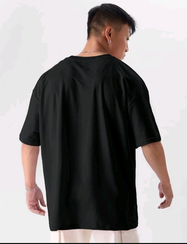 Iconix Plain Black Oversized Tshirt  - Black