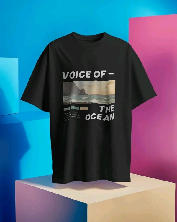Iconix Oversized Printed Tshirt  - Black