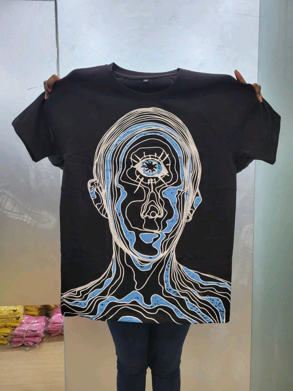 Iconix Oversized Printed Tshirt  - Black