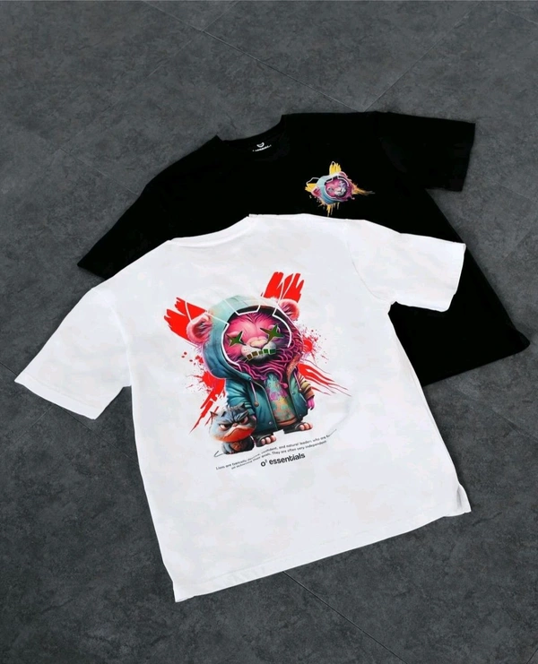 Iconix Oversized Printed Tshirt  - Black