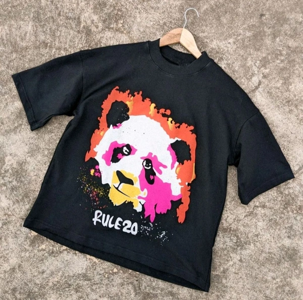 Iconix Oversized Printed Tshirt  - Black