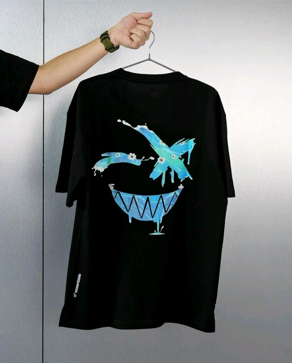 Iconix Oversized Printed Tshirt  - Black