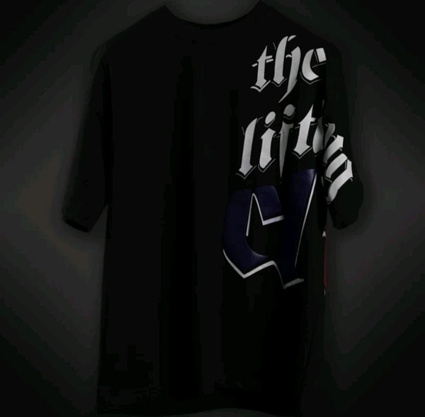 Iconix Oversized Printed Tshirt  - Black, XL