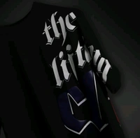 Iconix Oversized Printed Tshirt  - Black, XL
