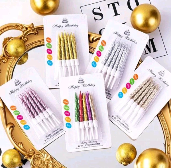 Small Spiral Candles