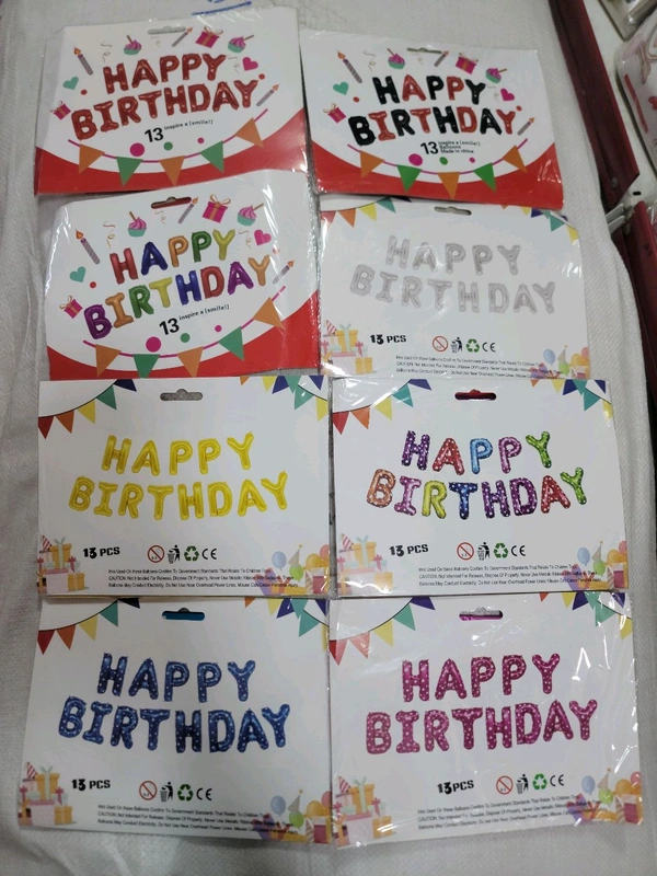 Happy Birthday Foil