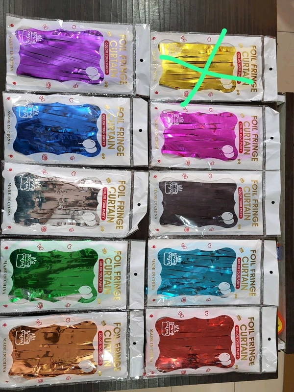 Foil Curtains Heavy