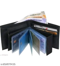 Artificial Leather Belt & Wallet Combo Special Men Selection - Black, 28.