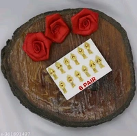 SHREEJA JEWELES EARRING 6 PCS COMBO FOR WOMEN AND GIRLS
Name: SHREEJA JEWELES EARRING 6 PCS COMBO FOR WOMEN AND GIRLS
 - White