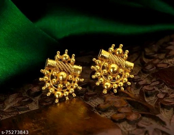 Catalog Name:*Stylo Earrings & Studs* - Pirate Gold, Free Size