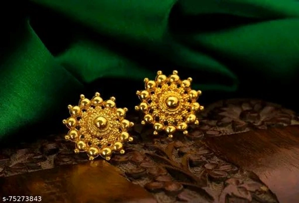Catalog Name:*Stylo Earrings & Studs* - Pirate Gold, Free Size
