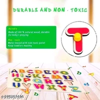 Name : Woodzle Tray Game Magazine book Educational Creative learning A To Z English Alphabets Board Puzzle Baby learning toy Alphabet Pegs Puzcational Board Alphabet (Capital Letters) Puzzles Toys for Children Learning Toys Board Game - Free Size