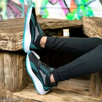 Relaxed Graceful Men Sports Shoes* - Black, IND-8