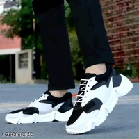 Sport shoes for MenSports Shoes for Men | Lace up Lightweight Shoes for Running - White, IND-7