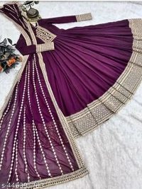 Catalog Name:*Trendy Western Gowns*
Kurta Fabric: Georgette - XL