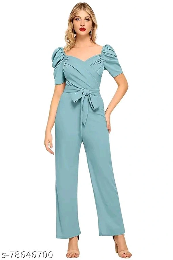 Trendystore New Launch Women Jumpusuit With Belt - XXL