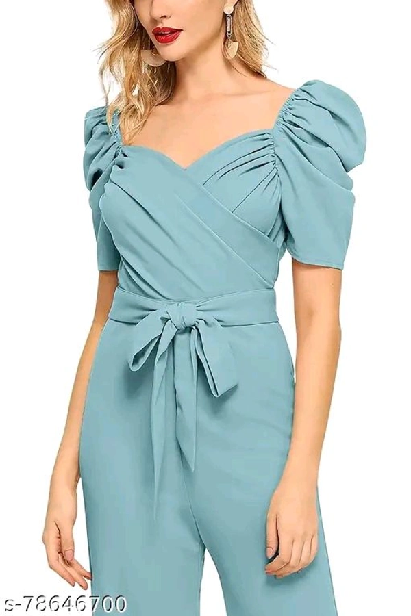 Trendystore New Launch Women Jumpusuit With Belt - XXL